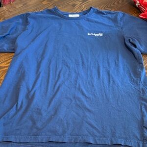 Columbia Navy Blue Short Sleeve Logo Tee